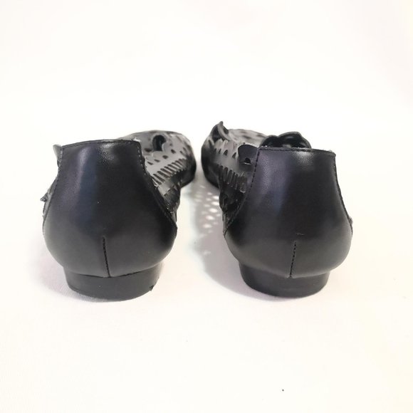 GH Bass Leather Laser Cut Flats Size 8.5 - Picture 15 of 15